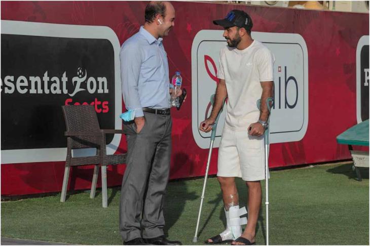 أفشة في مران الأهلي